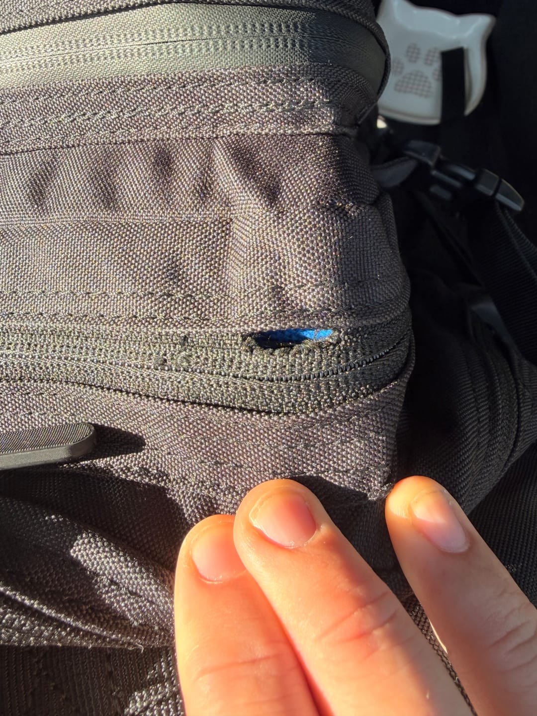 Customer photo review of Mochila Táctica V2 45L All In Negro