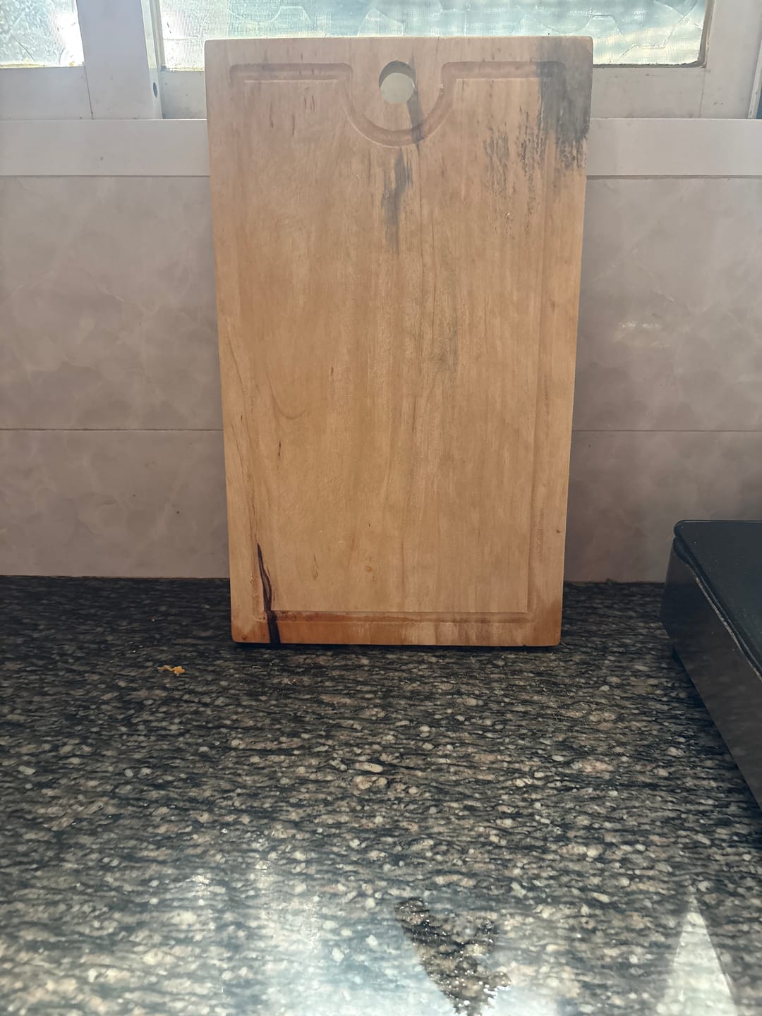 Customer photo review of Chef Bae Pro - Tamarind Wood High Density Cutting Board