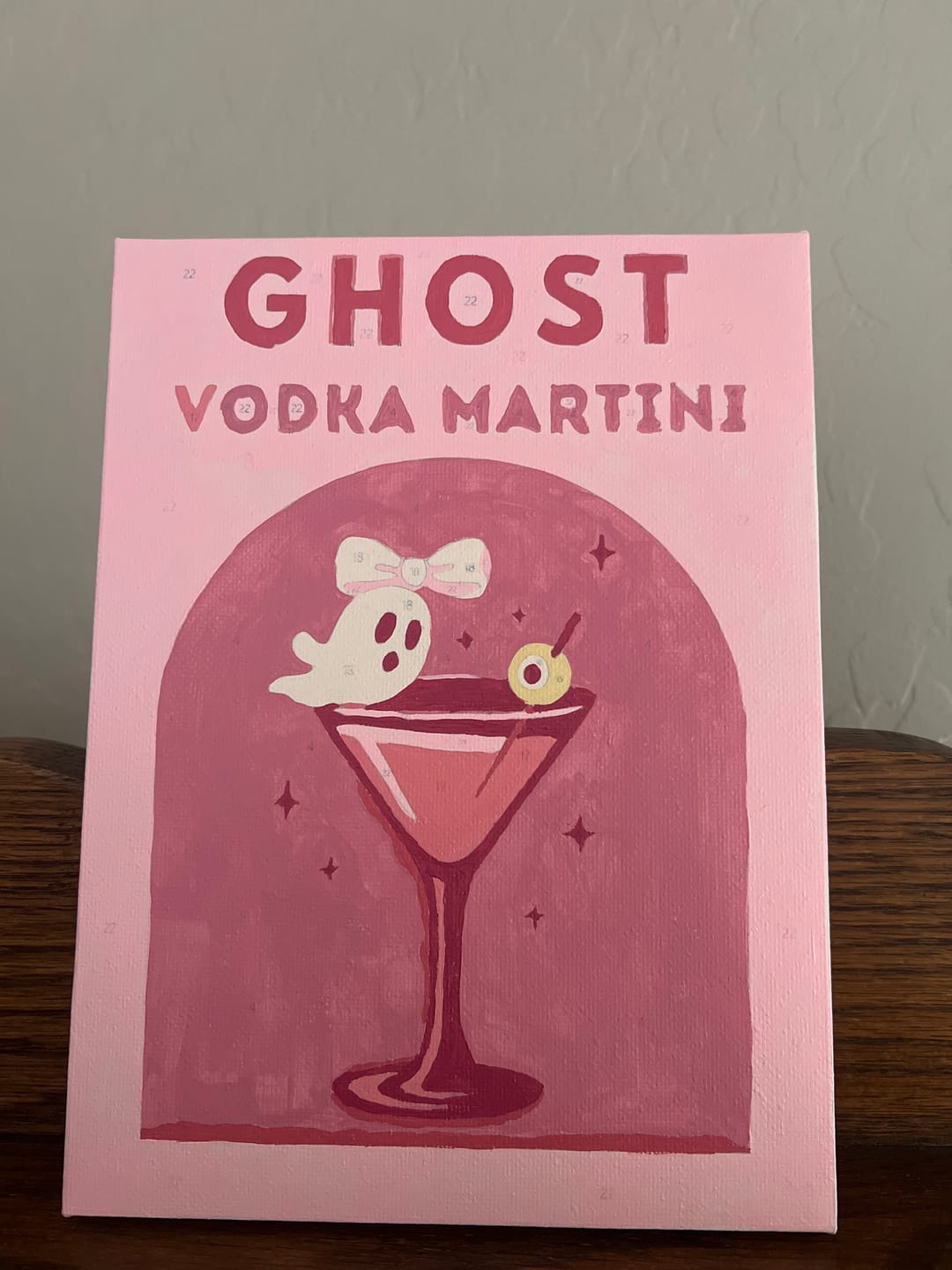 Customer photo review of 6 Mini Paintings - Halloween Cocktails Set
