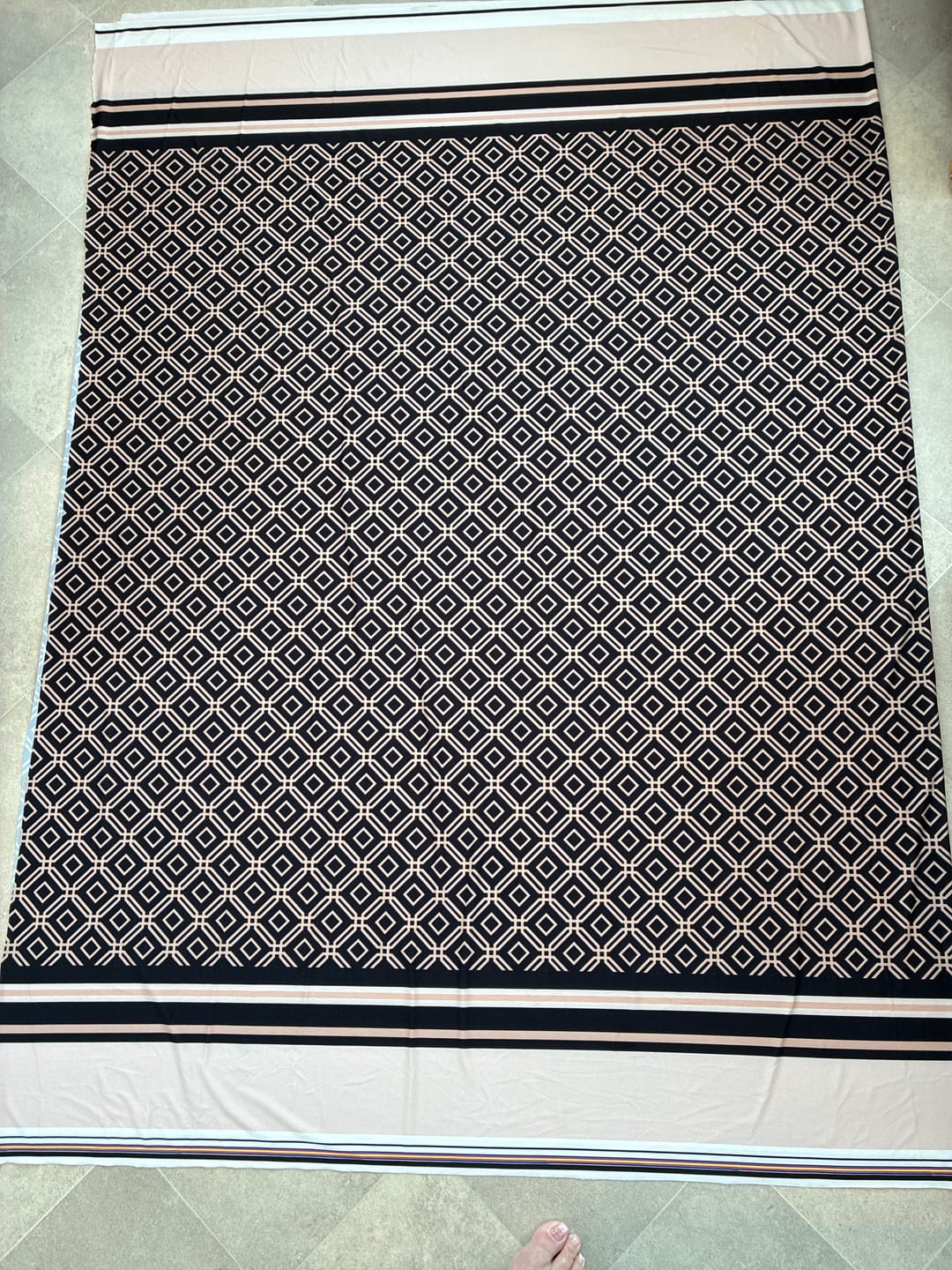 Customer photo review of Diamond Grid Jersey Fabric