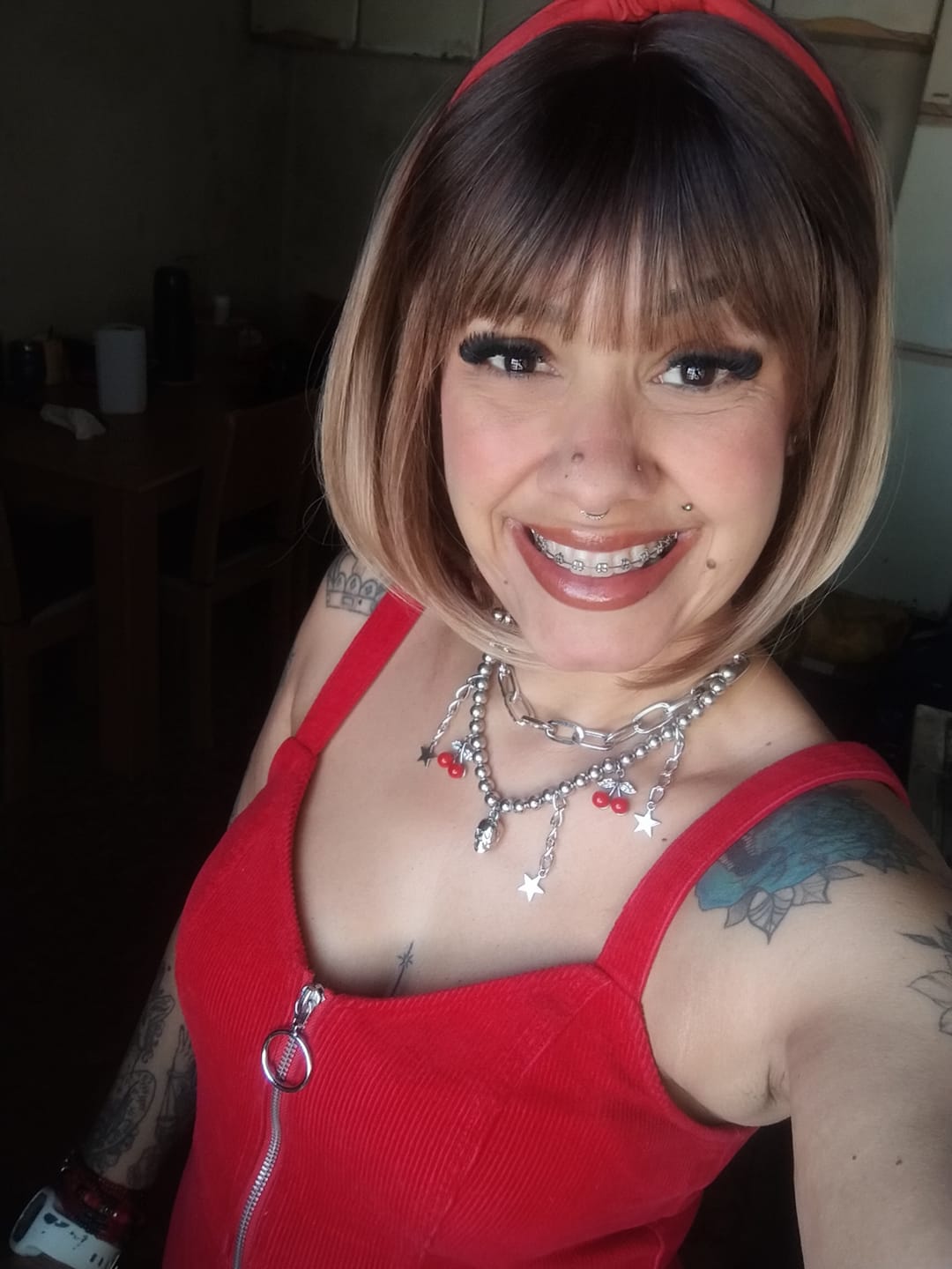 Customer photo review of Wig Sophia - Loiro Mel OTT6