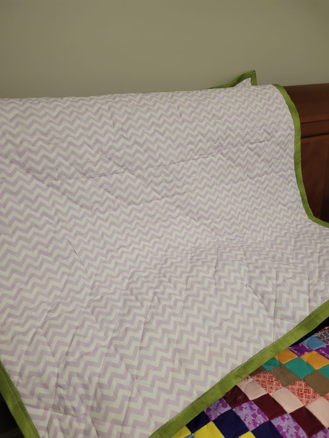 Customer photo review of Chevron Zigzag Fabric - Vintage Violet