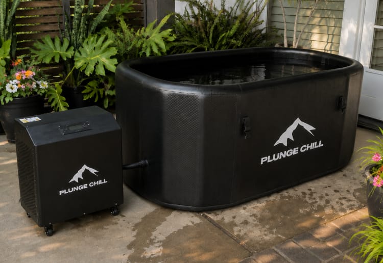 Customer photo review of 1HP Cold Plunge Chiller + Tub(Pro)