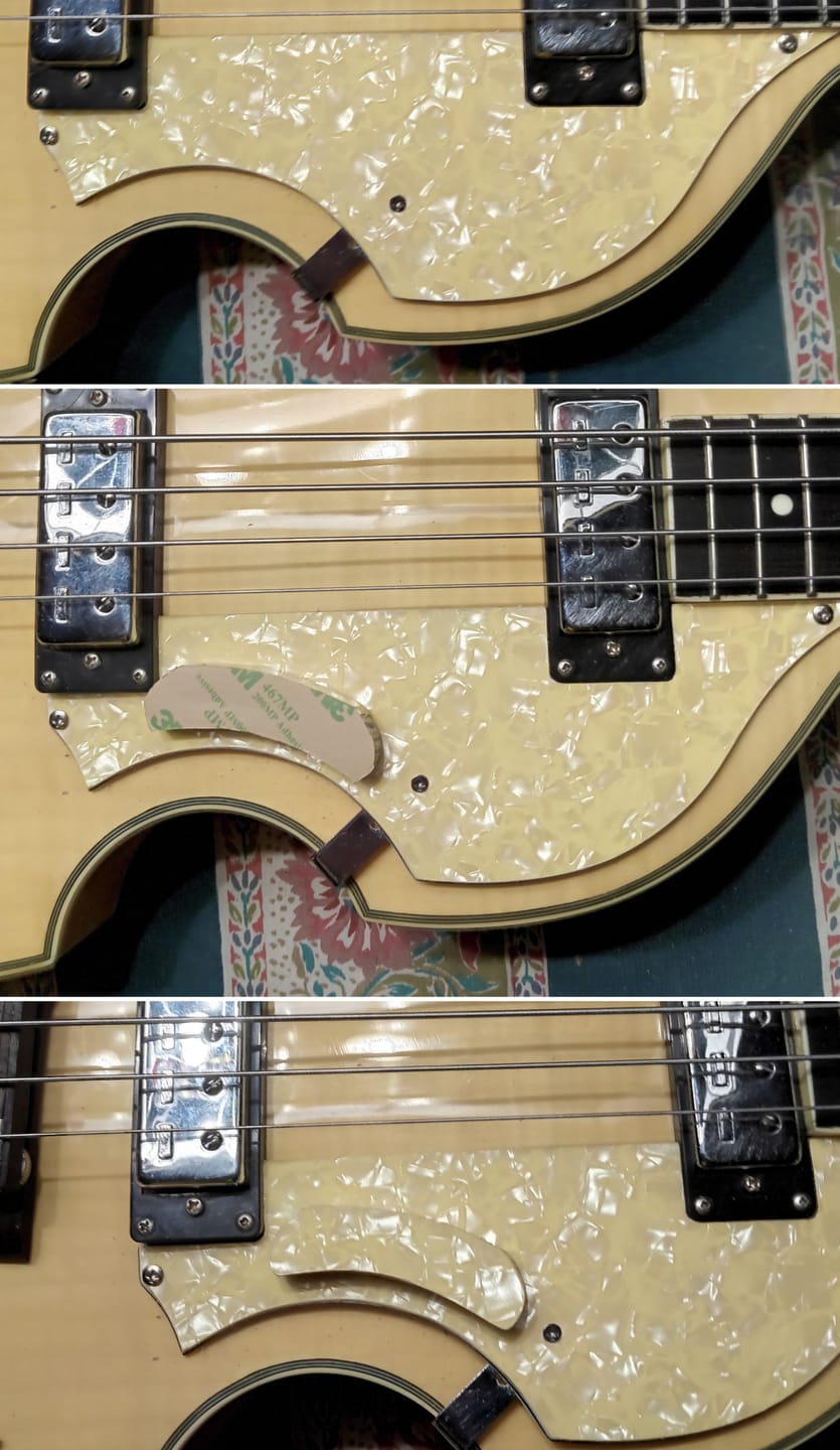 Customer photo review of Acoustic Guitar Pickguard
