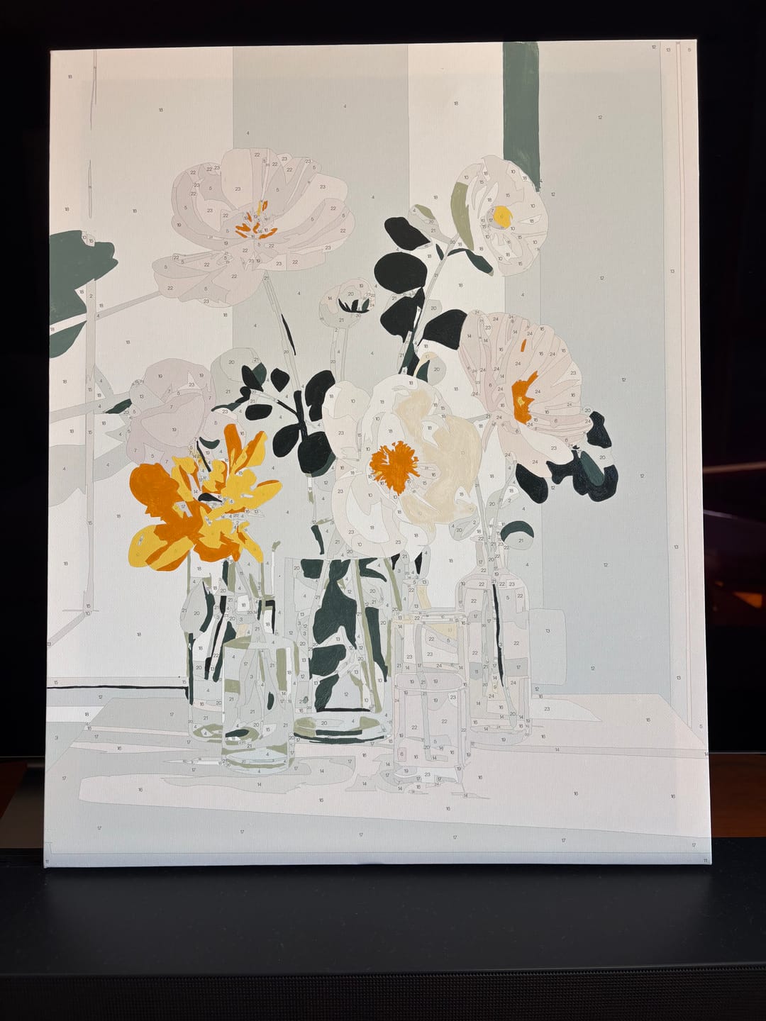 Customer photo review of Beauty in glass | Paint by Number
