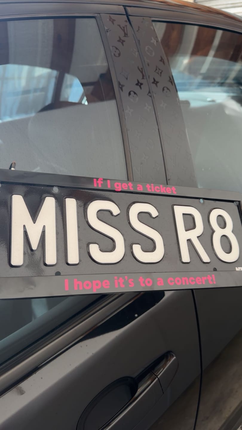 Customer photo review of Custom Plate Frames