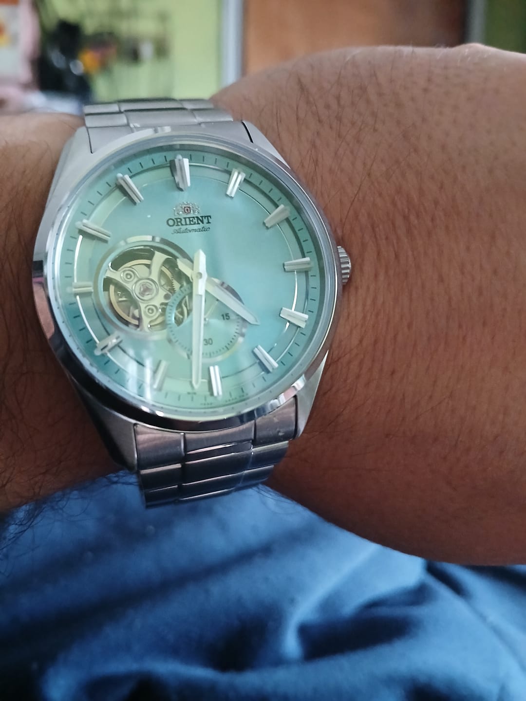 Customer photo review of Reloj Orient Automatic RA-AR0009L Open Heart 40.8 mm
