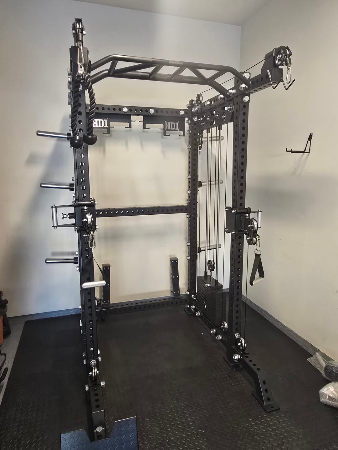Customer photo review of HD1 Squat Rack Functional Trainer