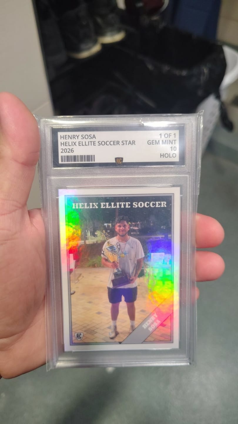 Customer photo review of Custom Graded Card