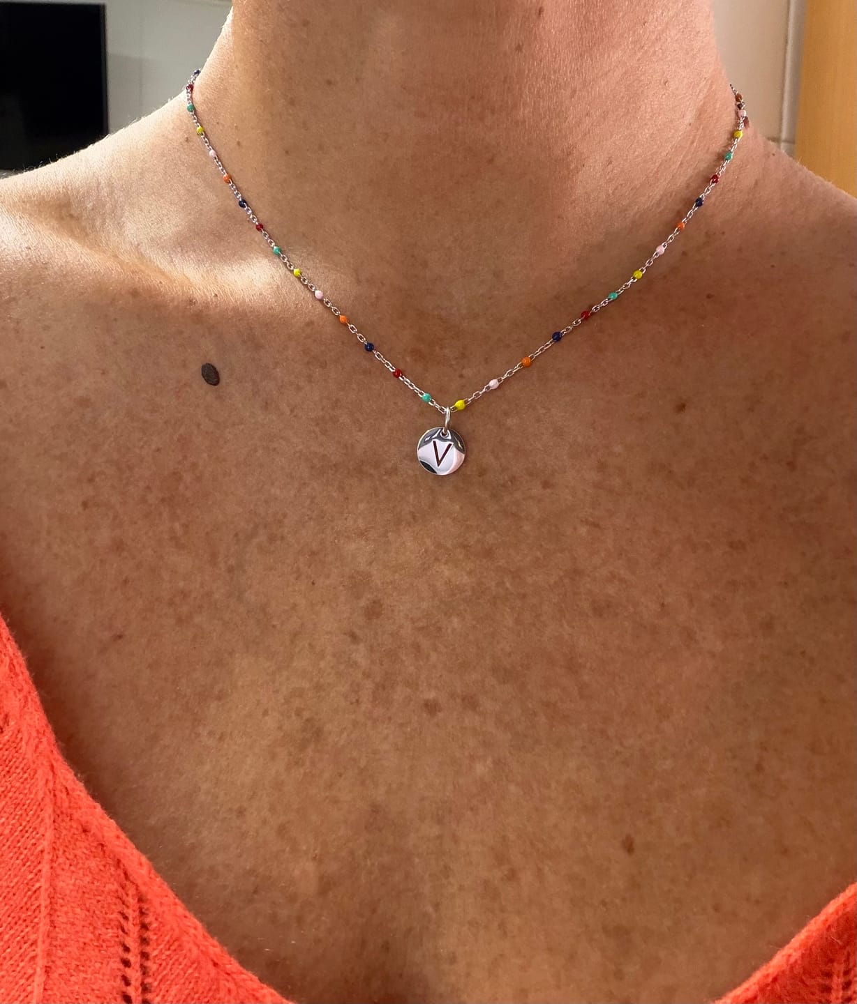 Customer photo review of Collar Letras ABC
