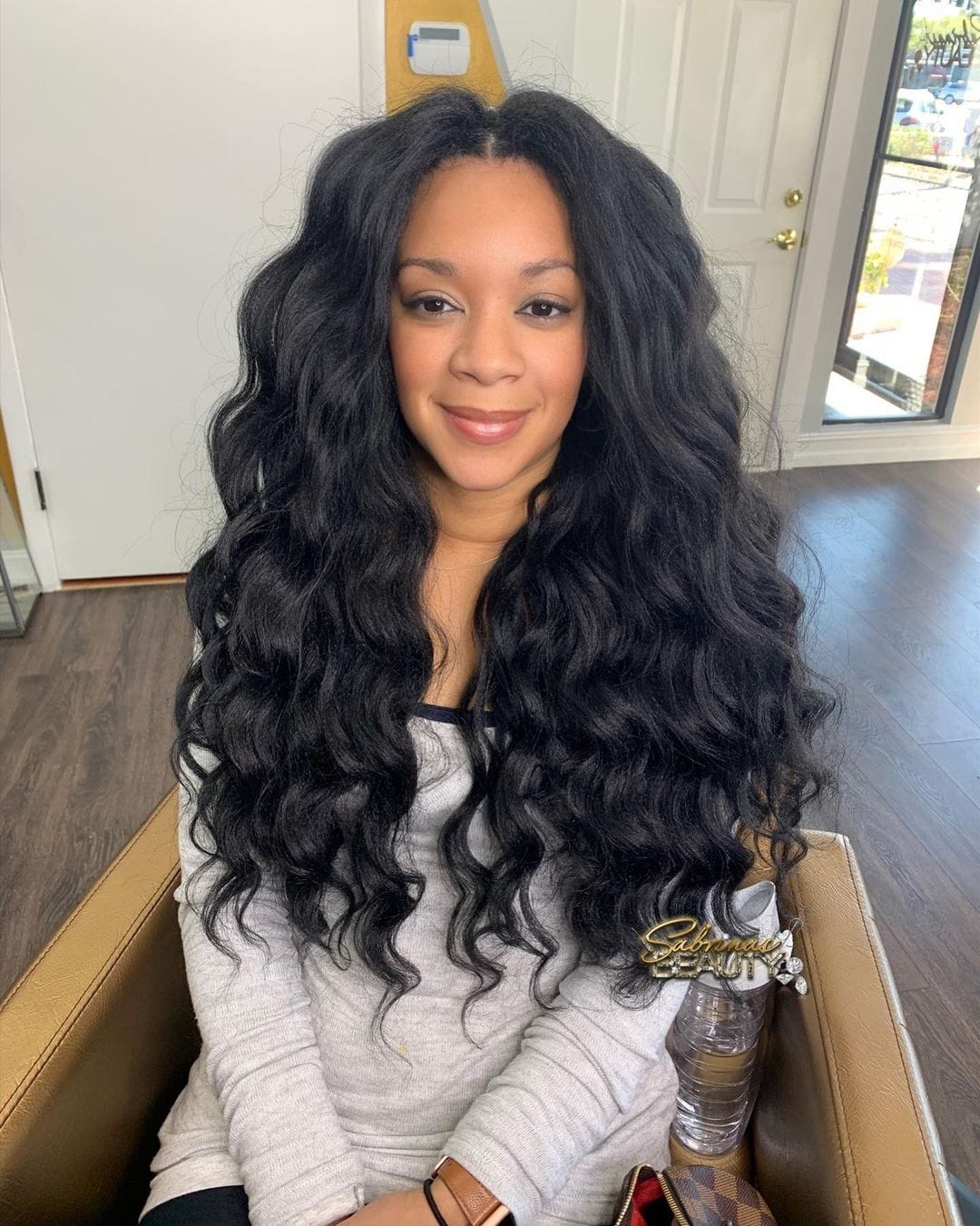Customer photo review of Miracle Knots Crochet Hair Body Wave