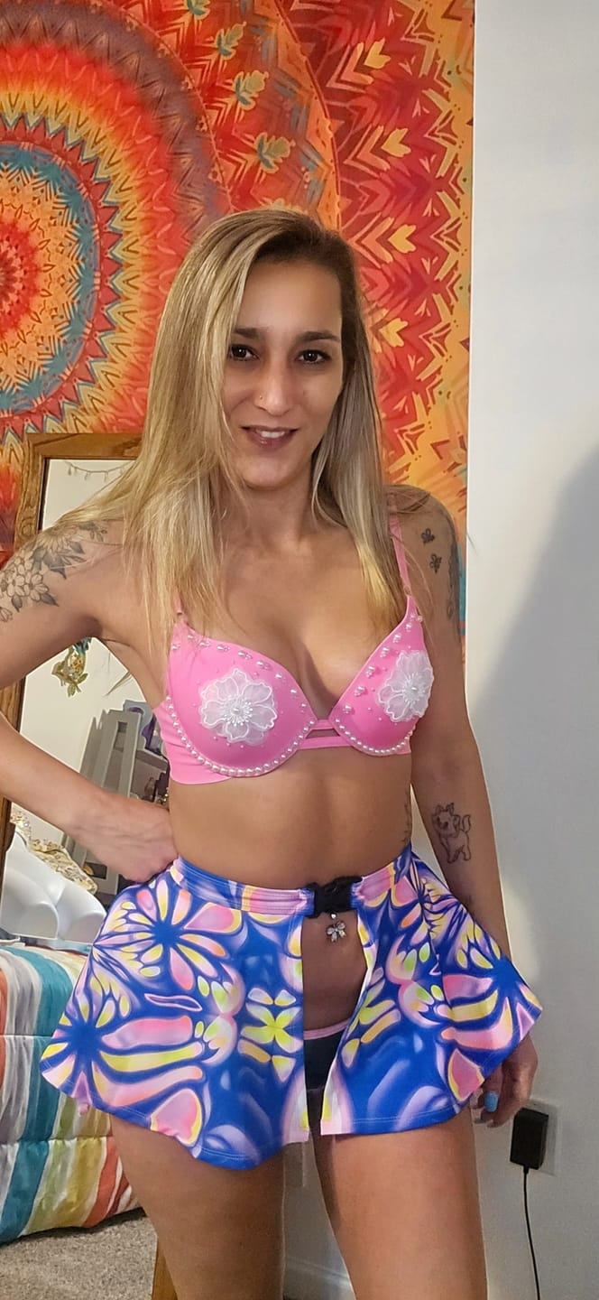 Customer photo review of Wisterious Micro Buckle Skirt
