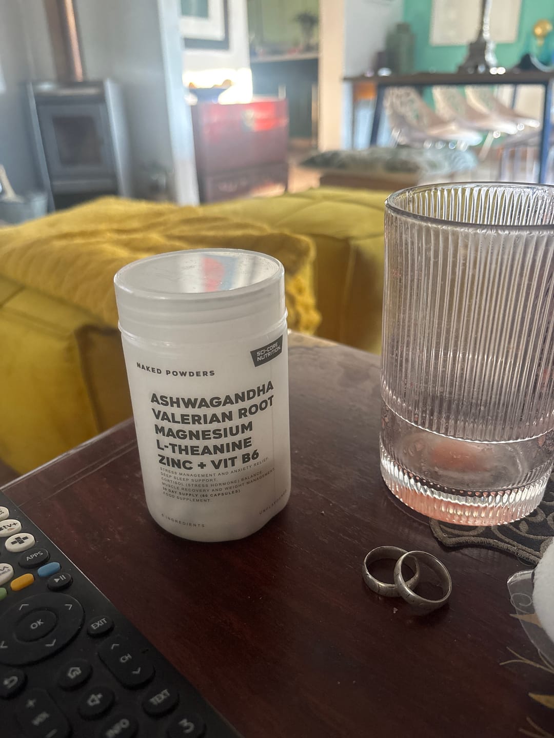 Customer photo review of Ashwagandha, Valerian Root, Magnesium, L-Theanine, Zinc, Vit B6 - 60 caps | 30 day supply