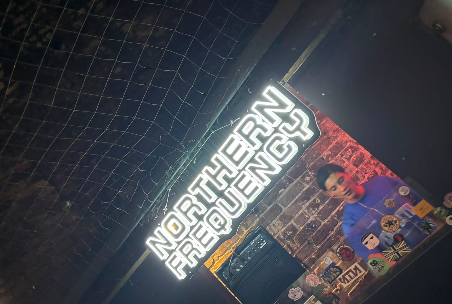 Customer photo review of NORTHERN FREQUENCY | LED Neon Sign