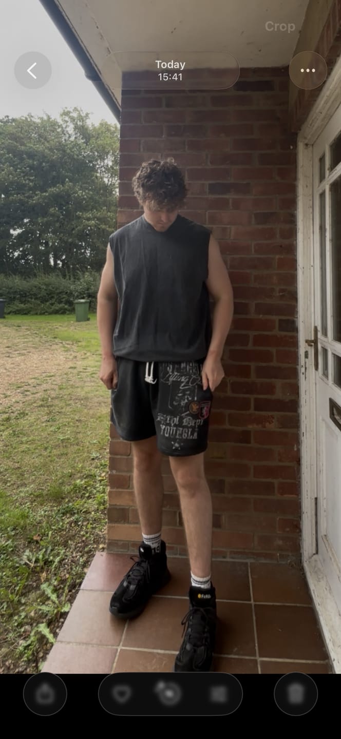Customer photo review of 1065 - Golden Era Sweat Shorts