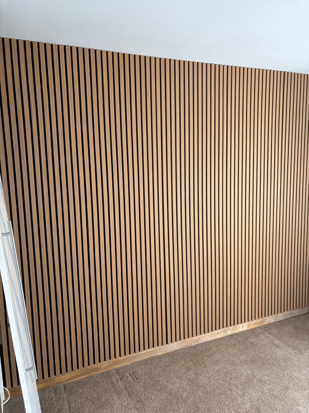 Customer photo review of Natural Oak Acoustic Wall Panel