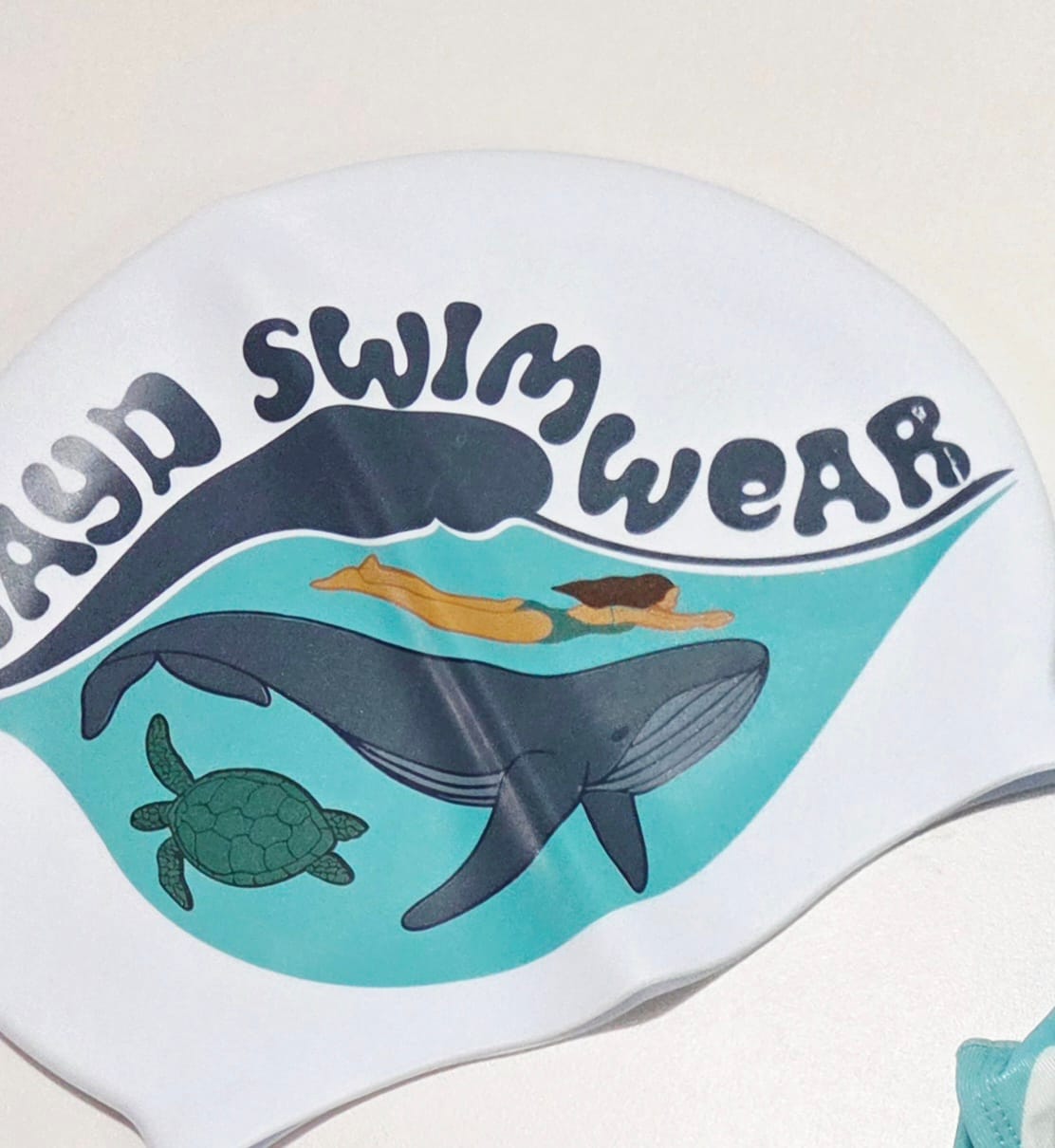 Customer photo review of JAYD Swim Cap - Find Your Flow