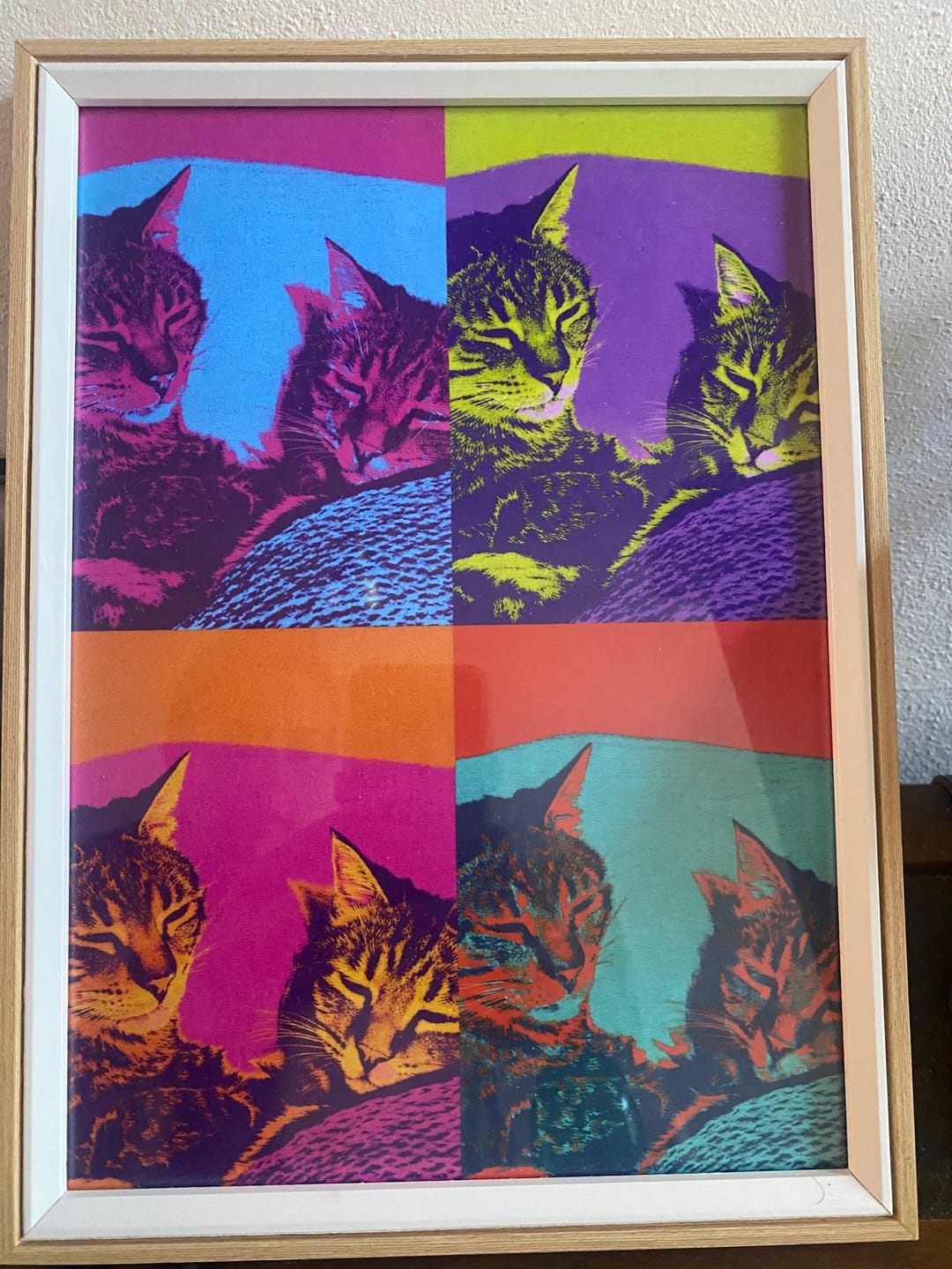 Customer photo review of Quadrati colorati - Poster personalizzato