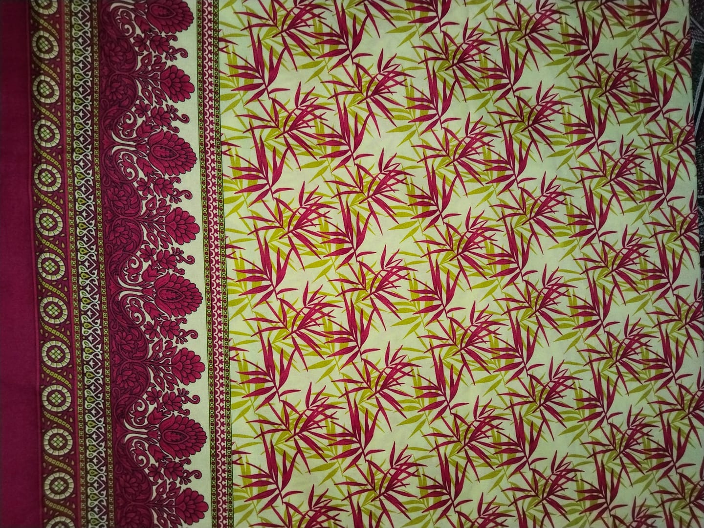 Customer photo review of Fresh Olive — Printed Lawn 2-Piece Unstitched Suit