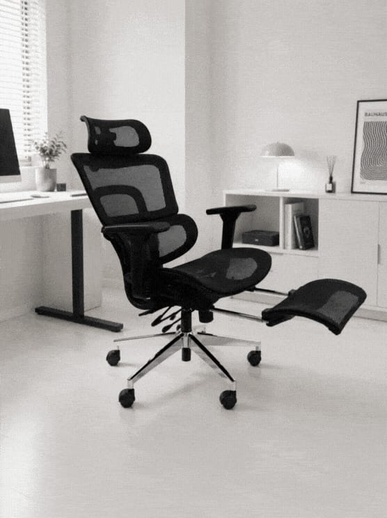 Customer photo review of Scaun ergonomic Timebox, Cotiere 4D, pana la 150 kg, 150°, Negru
