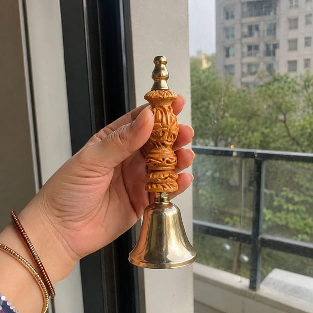 Customer photo review of Aura Suddhi Handcrafted Kansa (Bronze) Bell