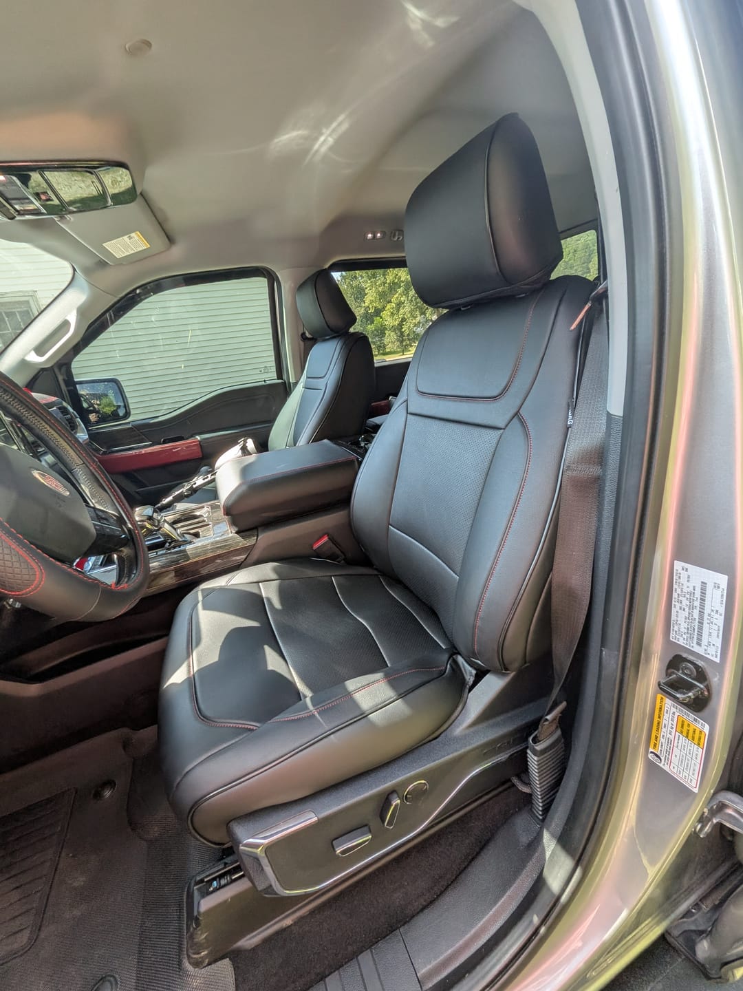 Customer photo review of 2021+ Ford F150 / 23+ F-250 F-350 Custom Seat Covers
