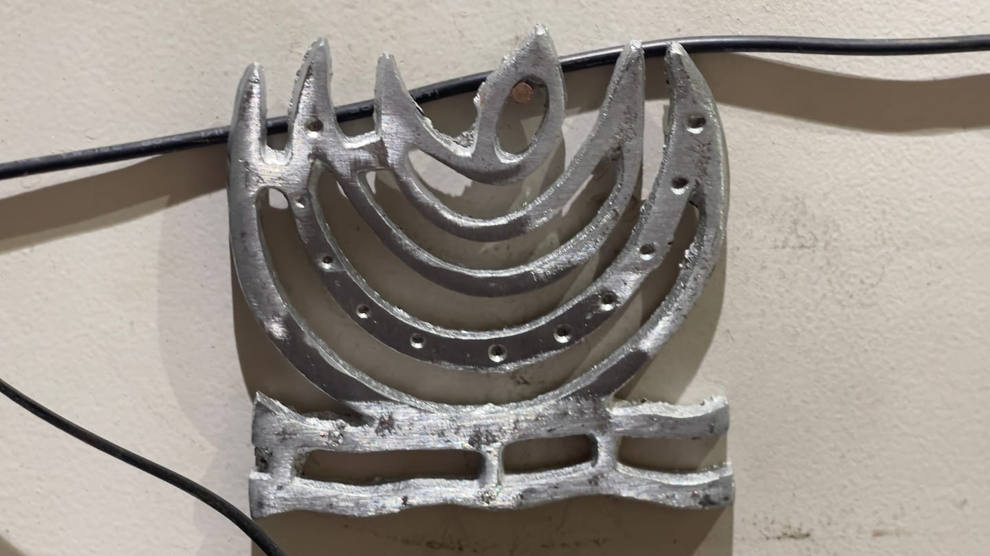 Customer photo review of Zinc Plain Helix – Vastu Remedy for North-East Toilet, Cut & Missing Corner Correction | Directional Balance | 4 Inch & 6 Inch