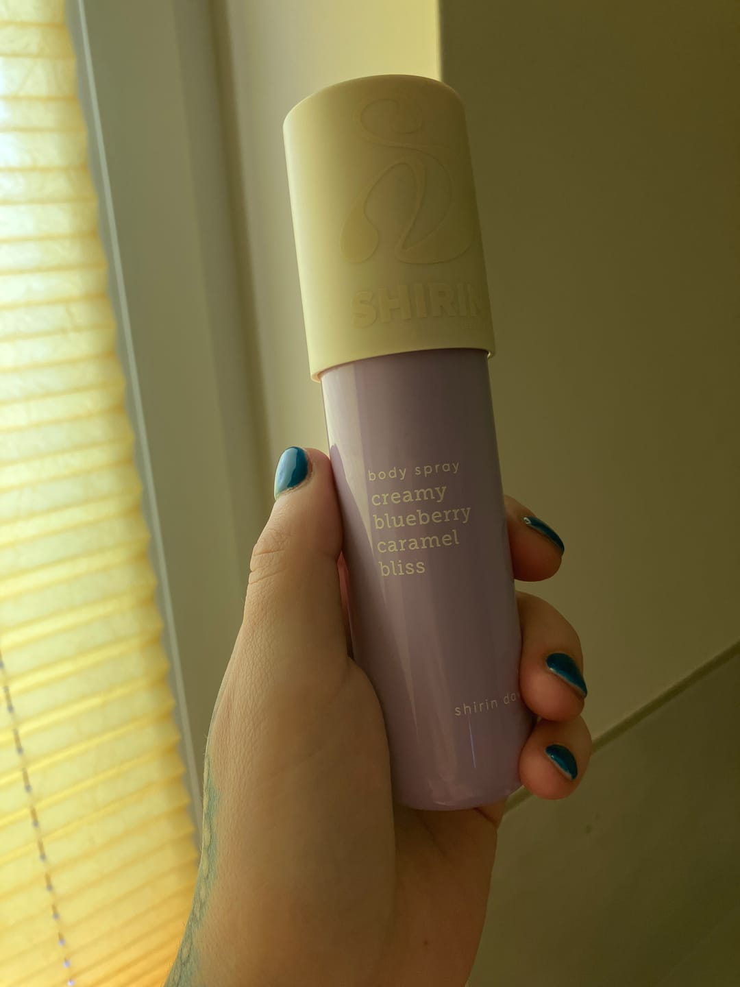 Customer photo review of Body Spray Creamy Blueberry Caramel Bliss