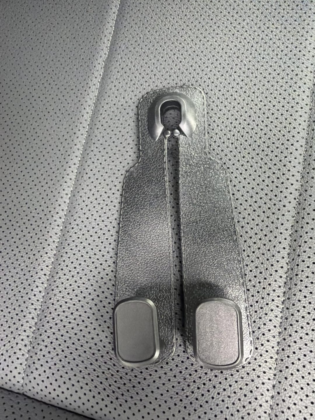 Customer photo review of Car Headrest Hook - Pack Of 2