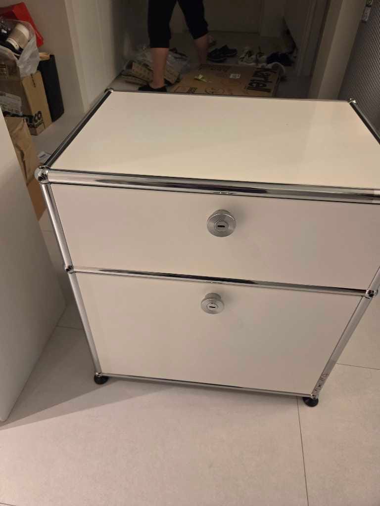 Customer photo review of 1x2 module (top extension door with metal box & bottom drop down doors) [W500XD350xH(350+175)]