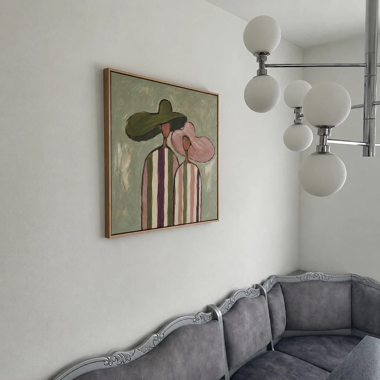 Customer photo review of Vintage Americana Art｜Whispers Beneath Wide Brims