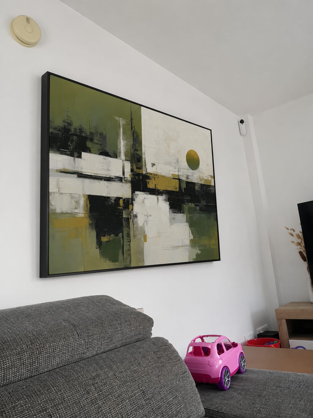 Customer photo review of Tableau Contemporain - Green Essence