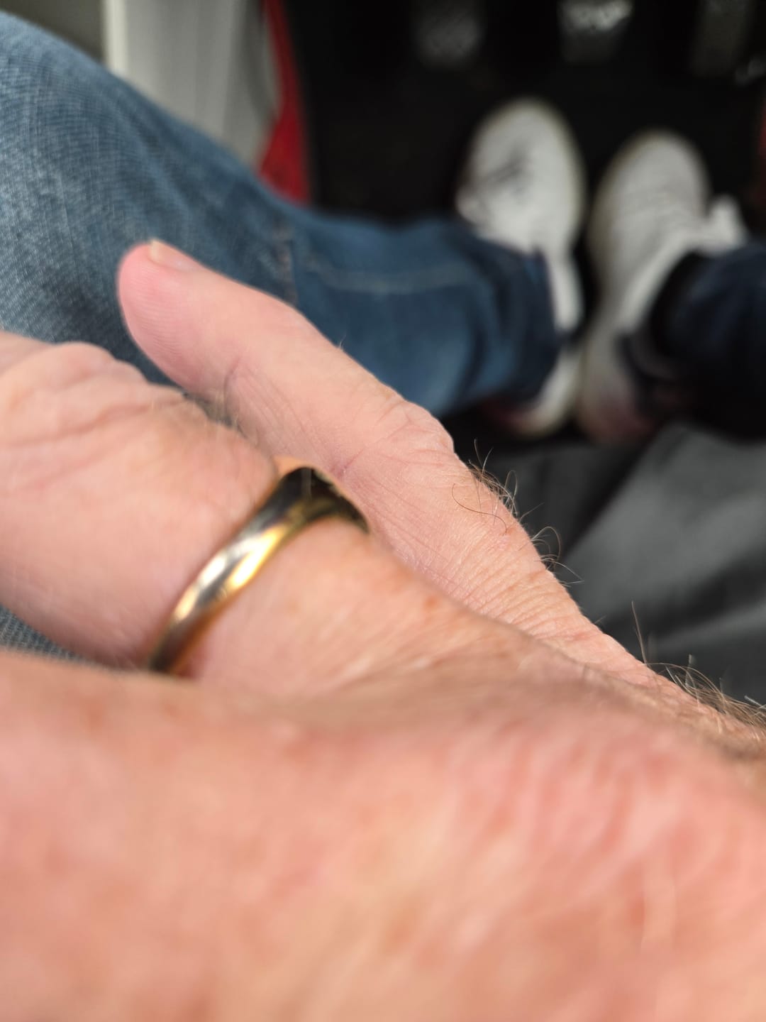 Customer photo review of Claddagh Anxiety Fidget Ring