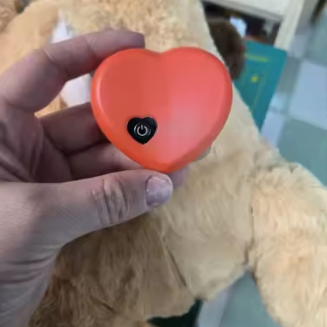 Customer photo review of Peluche con latidos para la ansiedad