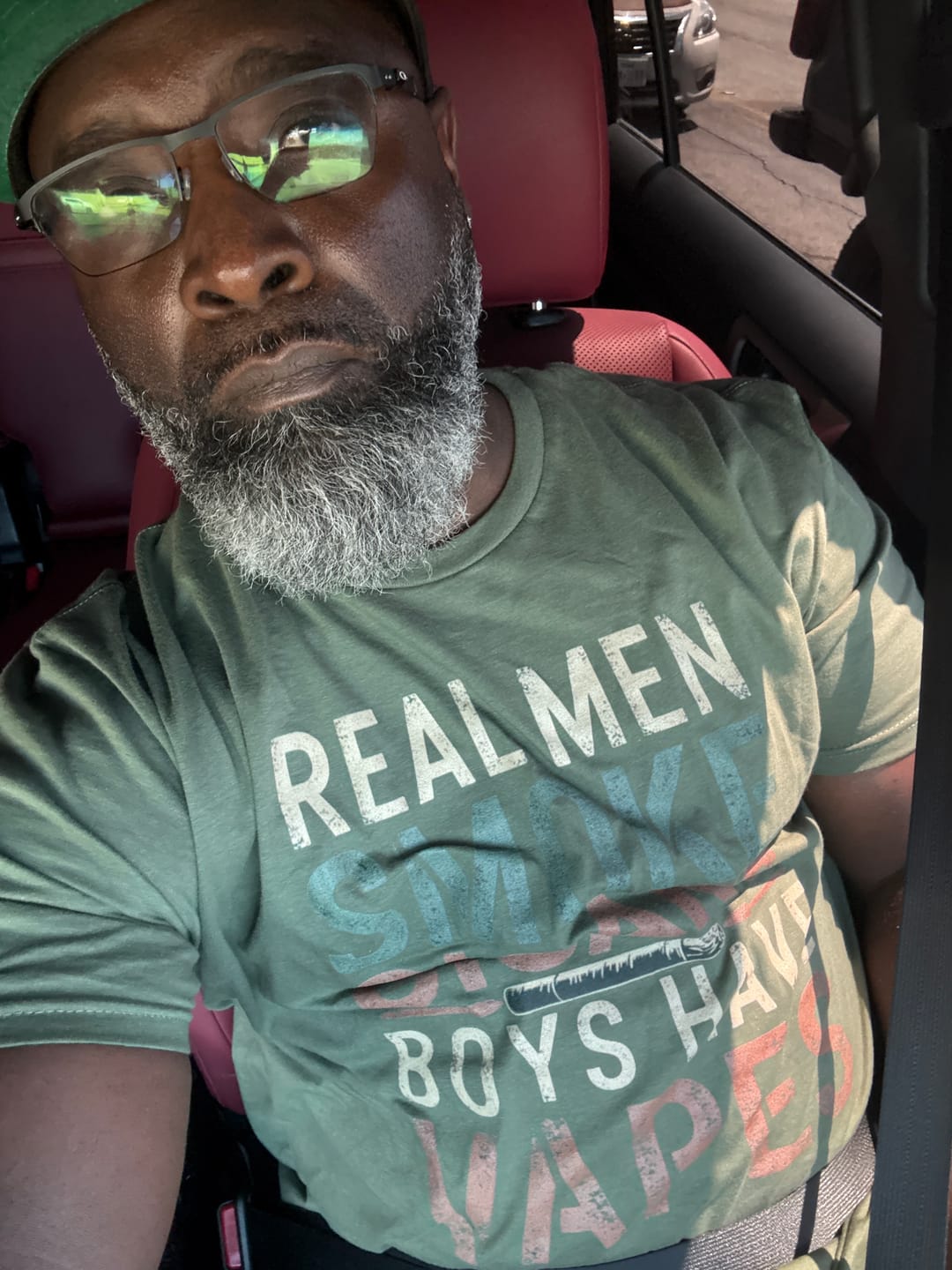 Customer photo review of Cigar Real Men Smoke Cigars