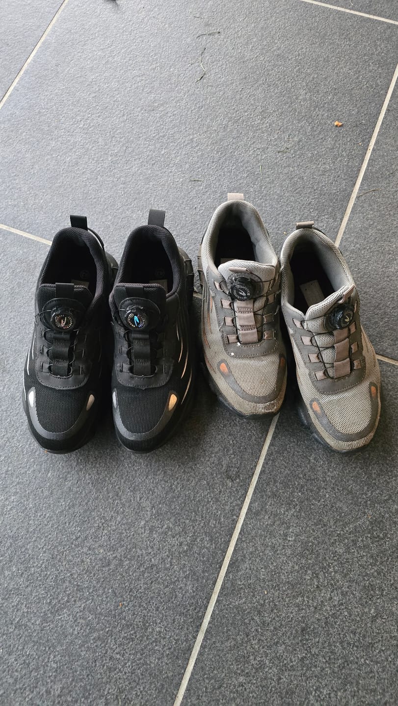 Customer photo review of SafeStep - ergonomische en pijnverlichtende veiligheidsschoen - gecertificeerd volgens EN ISO 20345