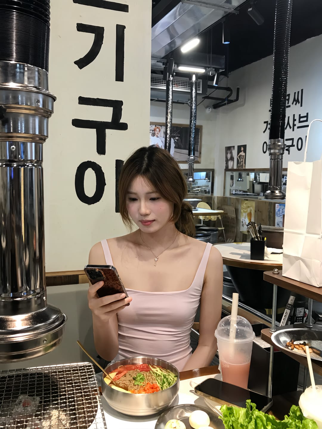 Customer photo review of IAMXIAA Second Skin Square Neck Cami Top