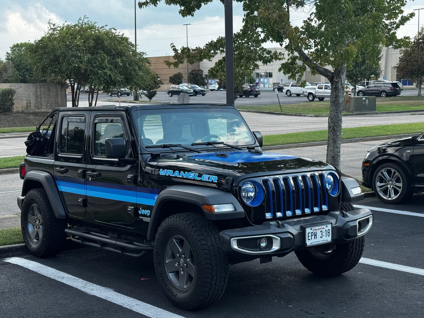 Customer photo review of JEEP Wrangler Emblem Overlay Decal Set | Fits JL, JK, TJ & YJ