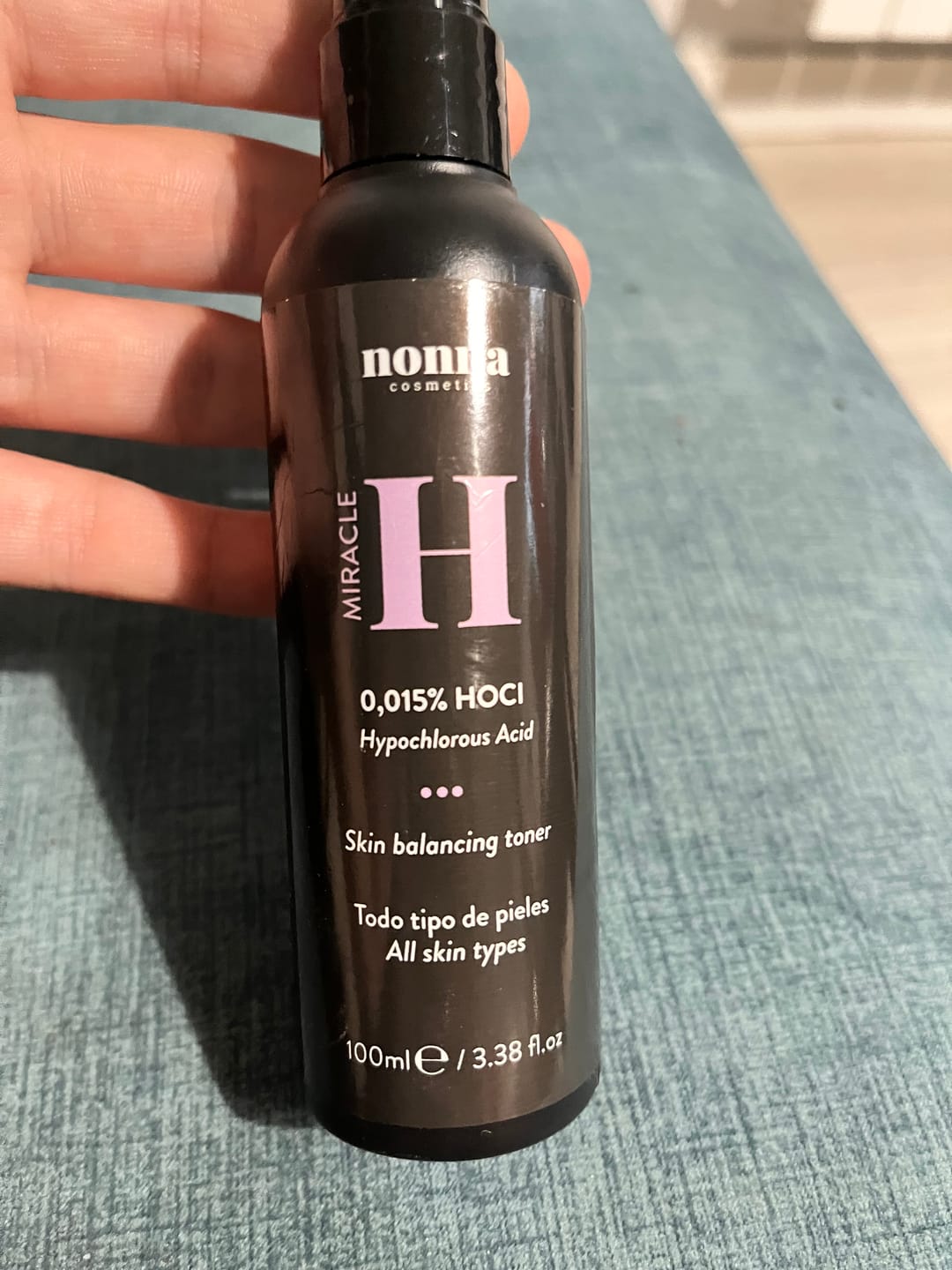 Customer photo review of MIRACLE H -  ÁCIDO HIPOCLOROSO - TÓNICO ANTIBACTERIANO Y ANTIINFLAMATORIO