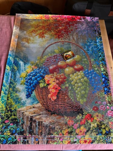 Customer photo review of 5D Diamond Painting – Harvest of Colors