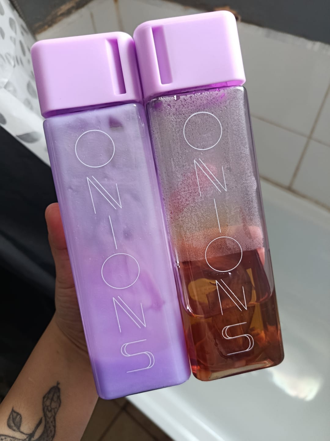 Customer photo review of Shampoo y Acondicionador