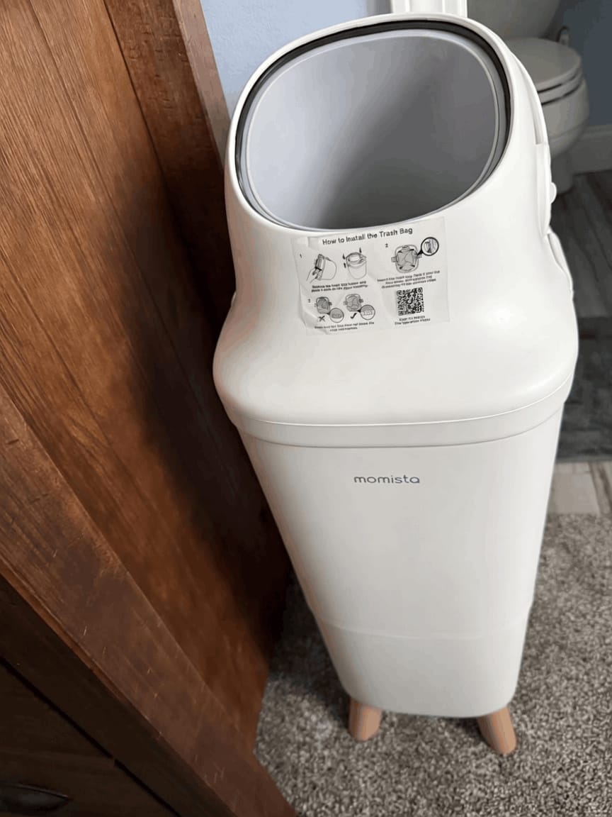 Customer photo review of PureBin – Windeleimer mit Geruchsverschluss