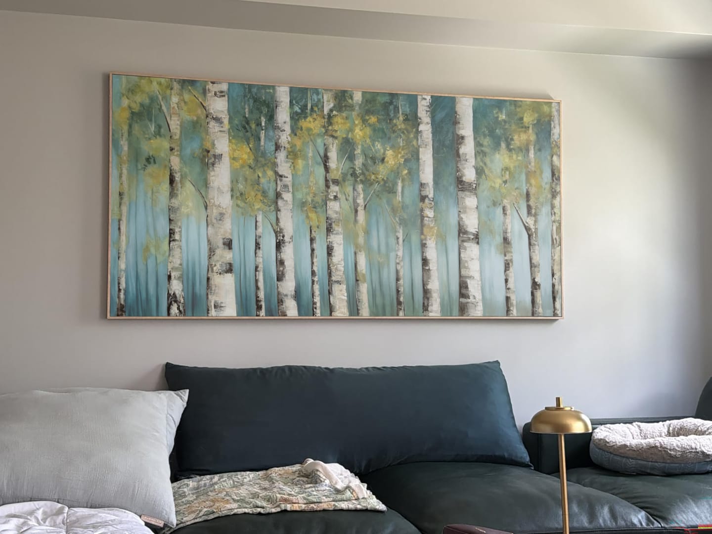 Customer photo review of Abstract Flower And Tree Canvas Art #MF040