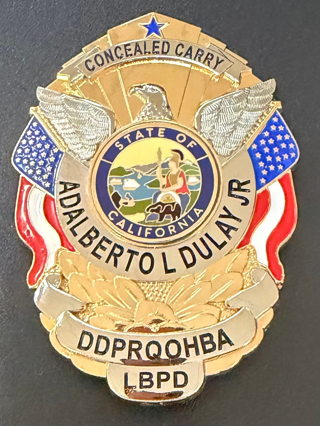 Customer photo review of Customizable Badge BA23