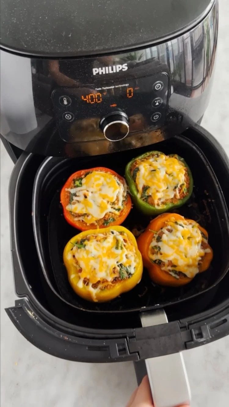 Customer photo review of El Gran Recetario AIR FRYER