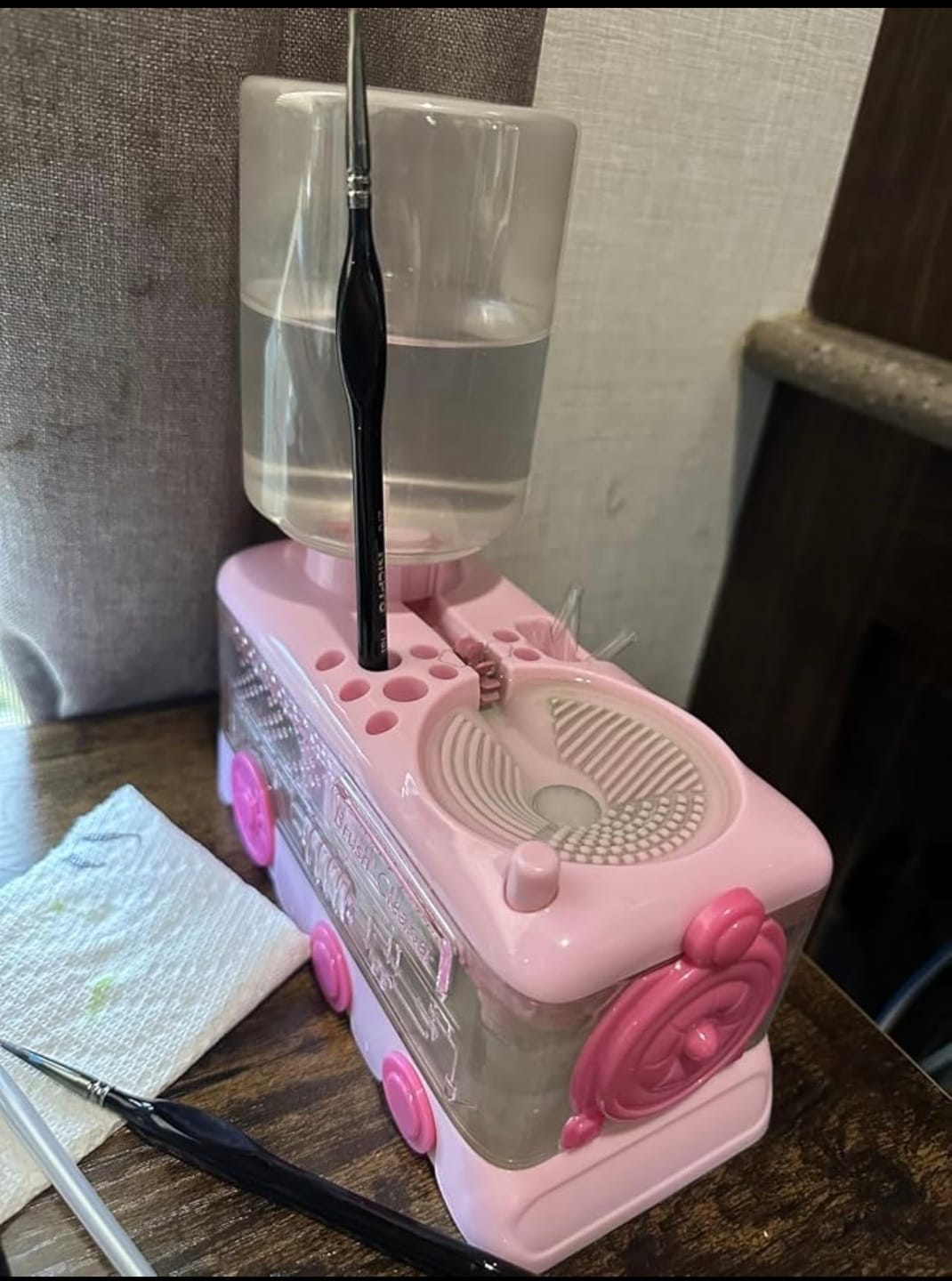 Customer photo review of Automatic brush washer