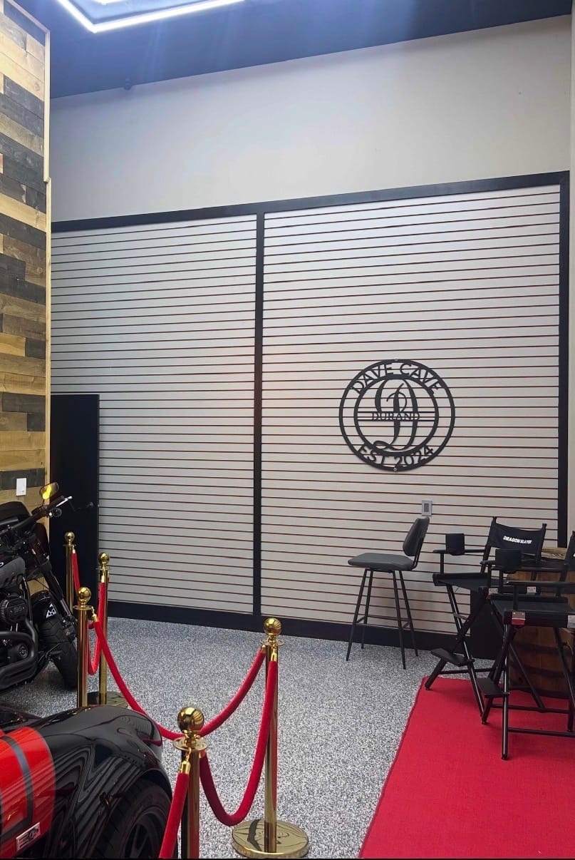 Customer photo review of Elaborate Name - Steel Sign
