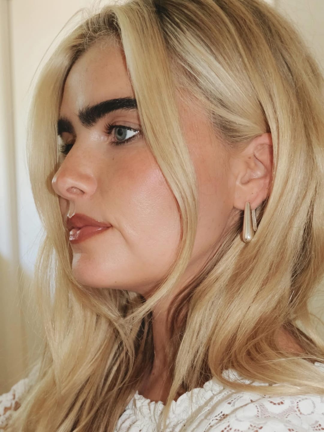 Customer photo review of Taper Earrings