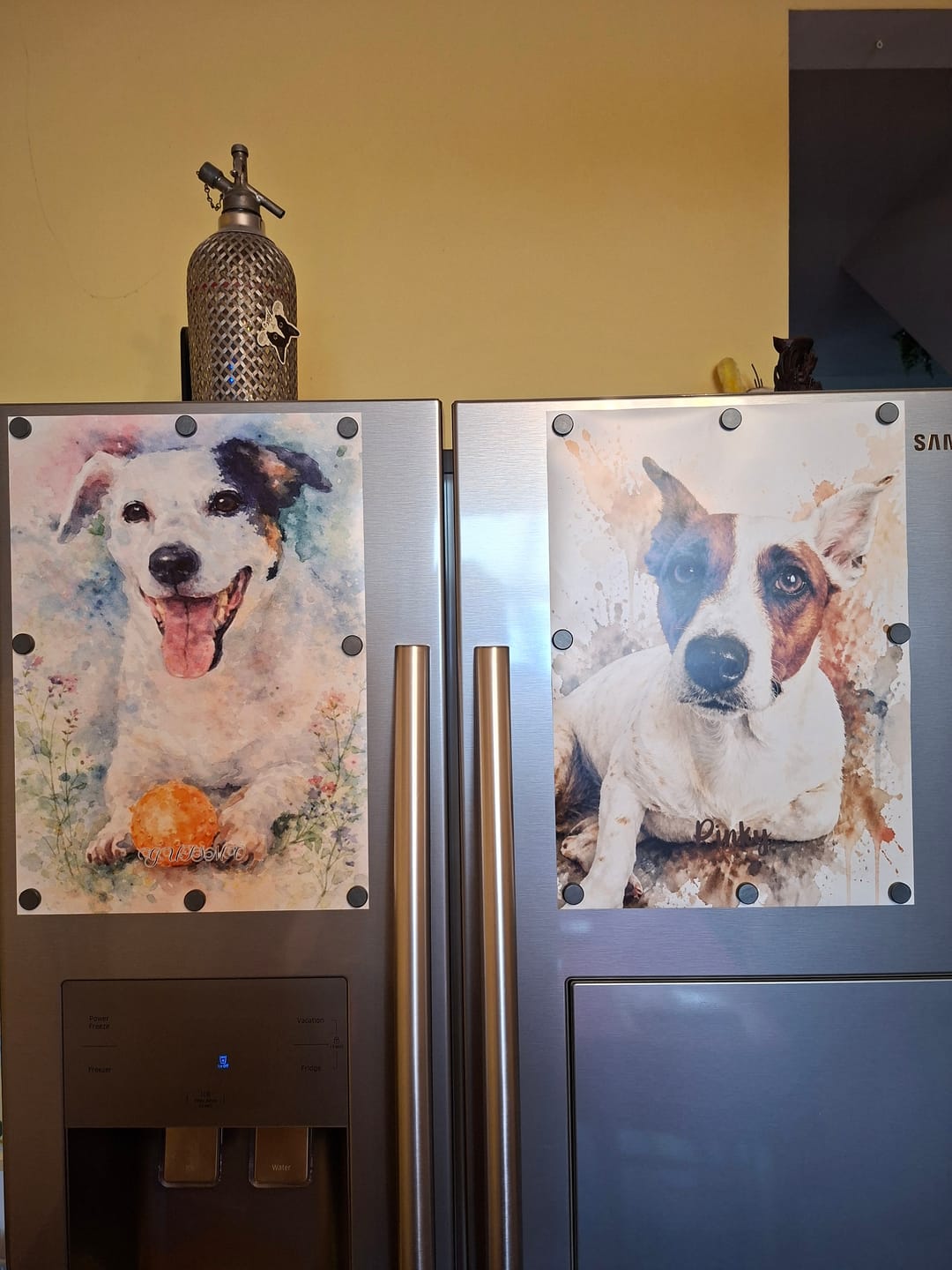 Customer photo review of Aquarelle - Poster personnalisé