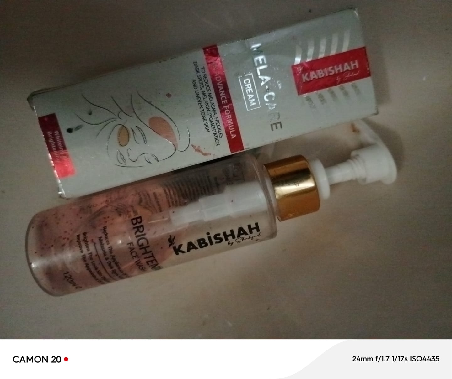Customer photo review of ClearSkin Pro Anti Acne Face Wash